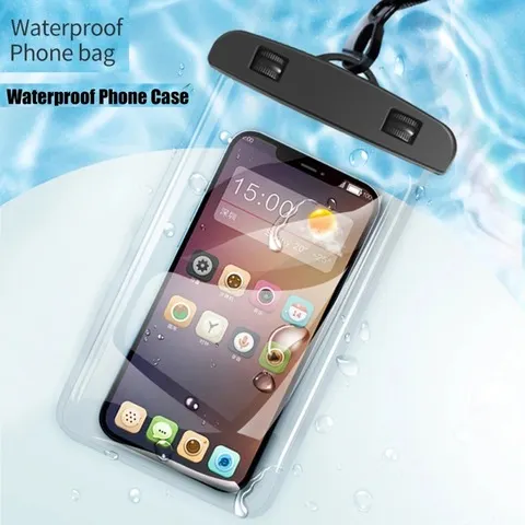 Capa à prova d'água para celular, bolsa à prova d'água para natação, capa protetora universal subaquática para iPhone 11 12 13 14 15 16 Pro