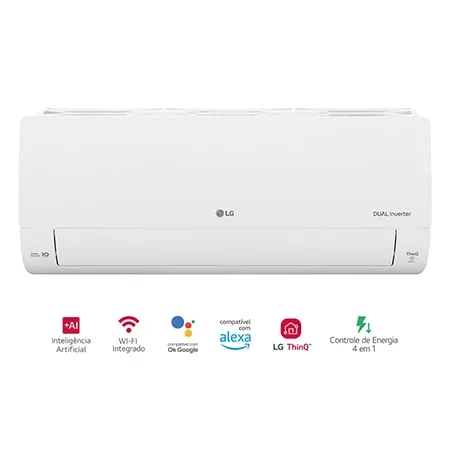 Ar-Condicionado LG Dual Inverter AI Voice 9.000 BTU Frio 220V - S3-Q09AA33F
