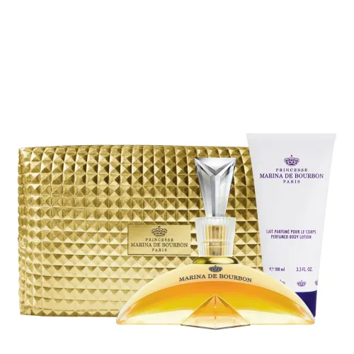 Kit Marina de Bourbon Classique Eau de Parfum 100ml Loção Corporal 100ml e Nécessaire