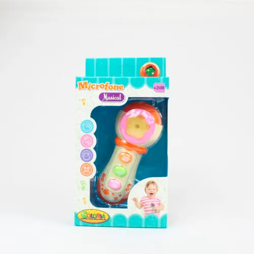 Microfone Musical - Coloria - Rosa