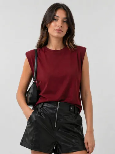 Camiseta Aveloz Feminina Muscle Tee Bordô