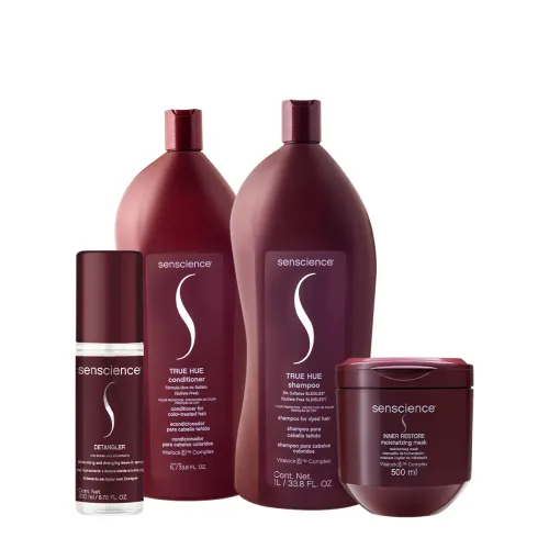 Kit Senscience True Hue Inner 4 Produtos