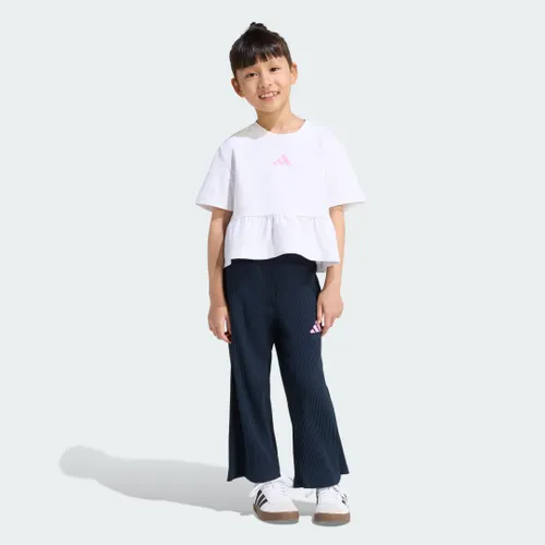 Conjunto Moletom Babados Seasonals Kids adidas