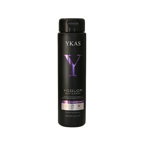 Máscara Matizadora YKAS YColor Efeito Perolado Cabelos Loiros 300 ml
