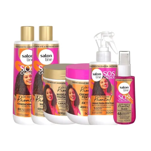 Kit Salon Line Sos Cachos de Repente Pronta