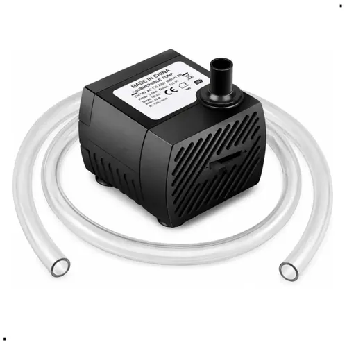 Bomba Submersa Aquário Fontes Bebedouro Pet Água Bivolt + Mangueira 50cm Bombinha Motor Silenciosa