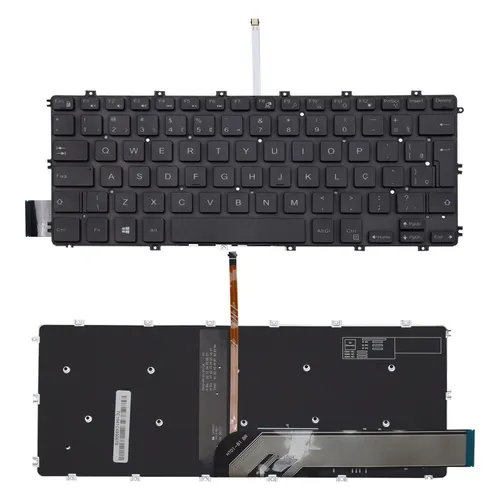 Teclado para Notebook Dell Vostro 14-5468 ABNT2 Preto