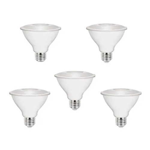 Kit 5 Lâmpadas Par30 Led 9w E27 900lm 25° 3000k
