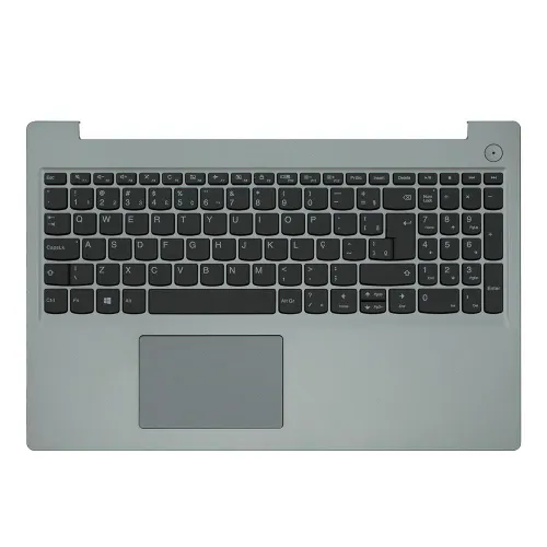 Teclado para Notebook Lenovo Ideapad 81N8 ABNT2 Cinza