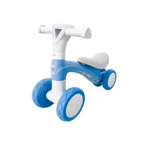 Bicicleta de Equilíbrio sem Pedal Andador Bike Infantil 4 Rodas Até 20kg Stay Maxi Baby - Azul