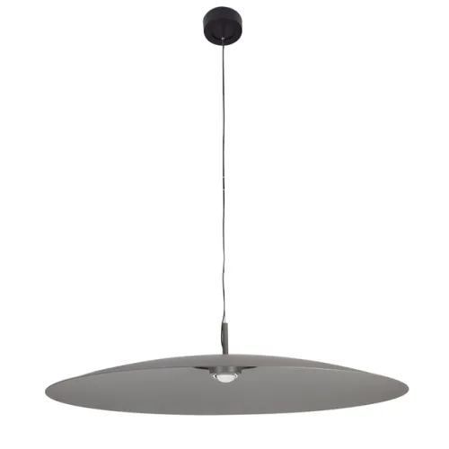 Pendente Led Alumínio 17w 60° 3000k Ø90cm Platô - CINZA ESVERDEADO