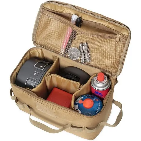 Saco de armazenamento de tanque de gás de acampamento ao ar livre grande capacidade saco de ferramentas de unhas à terra vasilha de gás piquenique panelas kit saco