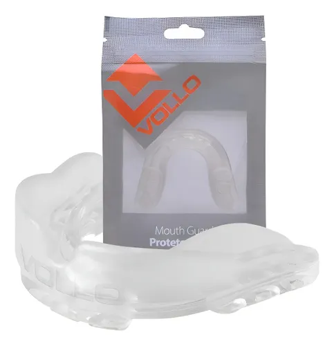 Protetor Bucal Transparente Vollo Moldável EVA Artes Marciais - Boxe - Muay Thai - Jiu-Jitsu