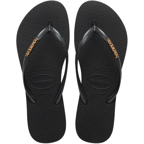 Chinelo Havaianas Slim Logo Metallic