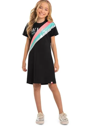 Vestido Juvenil em Cotton (Preto) Gloss