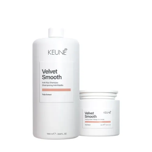 Kit Keune Velvet Smooth Shampoo e Máscara Nutrição e Alinhamento