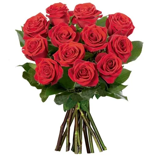 Ramalhete de 12 Rosas Colombianas Vermelhas