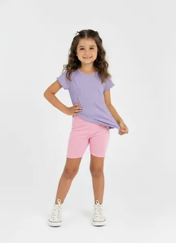 Blusa Infantil em Ribana para Menina (Roxo) Guloseima