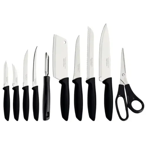 Jogo de Facas Tramontina Plenus 23498/065 10 Peças Inox Inox/preto