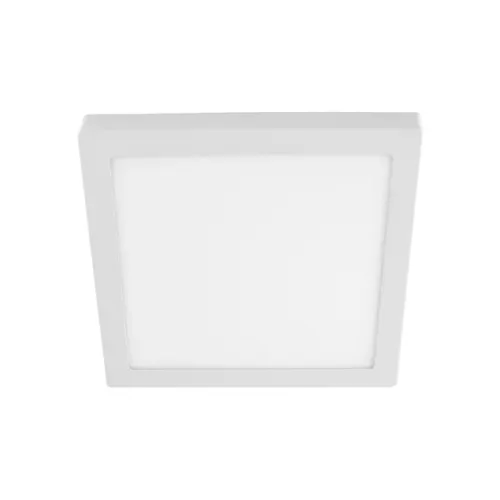 Plafon Led de Sobrepor Branco 24w 30x30cm Moldura - LED BRANCO QUENTE (3000K)