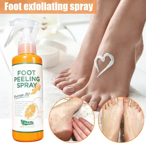 Foot Peeling Spray para melhorar a pele áspera, Disponível para o corpo inteiro, 110ml