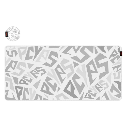 Mouse Pad Gamer Signature PCYES White Ghost Extended 900x420mm Speed PMS90X42WG