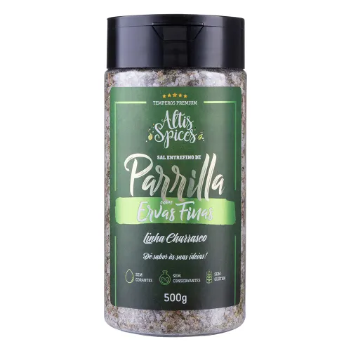 Sal de Parrilla com Ervas Finas Altis Spices 500g – Pote