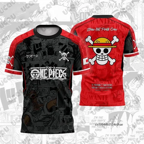 Camisa de Futebol 3D do Anime One Piece Luffy Gear 5 para Homens, Camiseta de Verão, Polo Casual, Camisetas de Cosplay para Crianças/Adultos