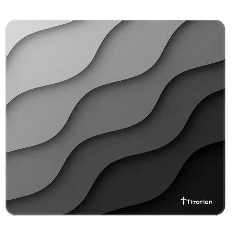 Mouse Pad Gamer APEX Control Profissional 49x42 Deskpad Branco Preto Hexágono Ergonômico Titorion
