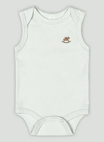 Body Regata em Suedine Unissex para Bebê (Verde) Up Baby