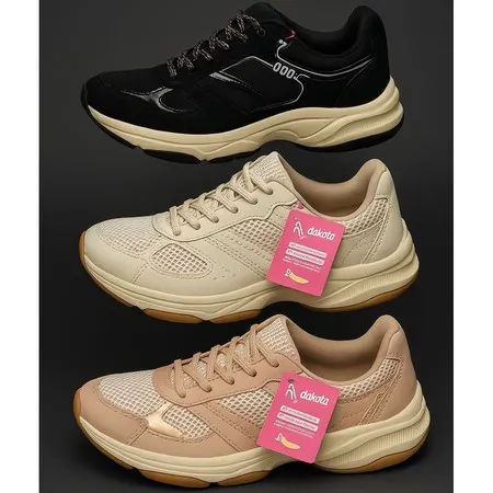 Tenis Feminino Confortalvel Casual - Dia a Dia - Original Dakota