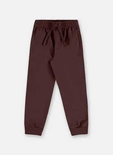 Calça Infantil em Moletom sem Felpa Marrom
