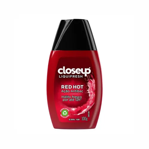 Creme Dental Close Up Liquifresh Fluor Red 100G