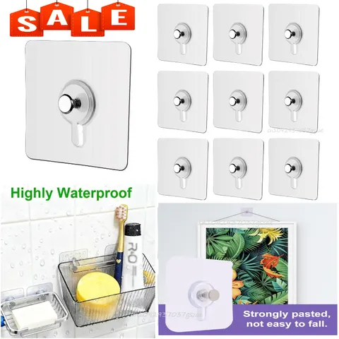 Ganchos para Porta de Fotos, Suporte de Armazenamento, Suportes para Parafusos, Organizador Autoadesivo Multifuncional, Acessórios de Cozinha