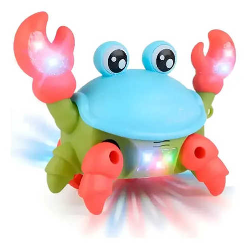Caranguejo Fujão Bebê Brinquedo Interativo Infantil Musica