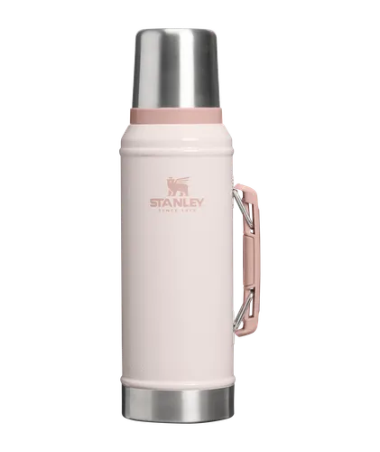 Garrafa Térmica Classic Hammertone Rose Quartz Stanley 1913 | 0.95L