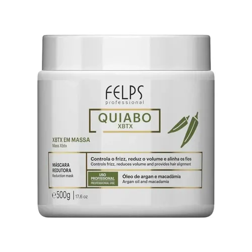 Botox Capilar Felps Quiabo XBTX Redutor de Volume em Massa 500 g