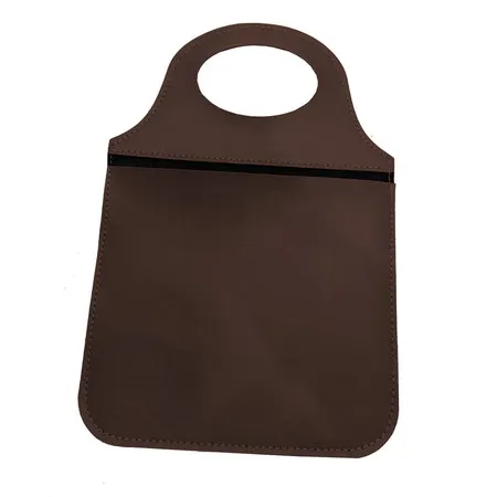Lixeira Porta Lixo para Carro Elegante Marrom