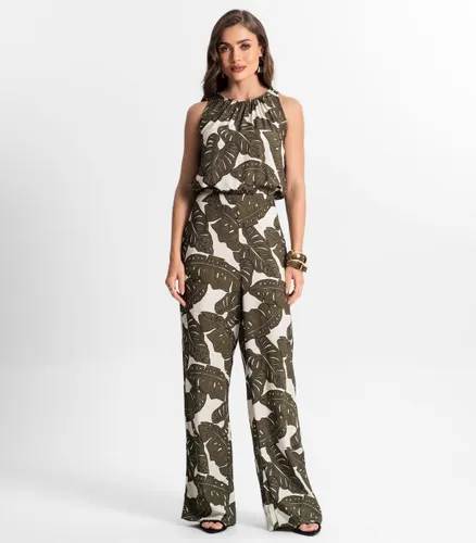 Calça Feminina Pantalona Estampada Endless - Moda Feminina e Masculina, Itens para Casa e Mais l Rovitex