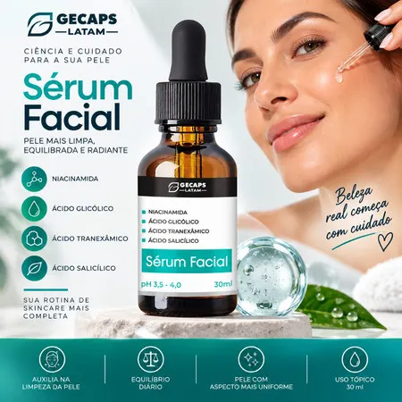 Sérum Clareador de Manchas Facial - Hidratante 30ml
