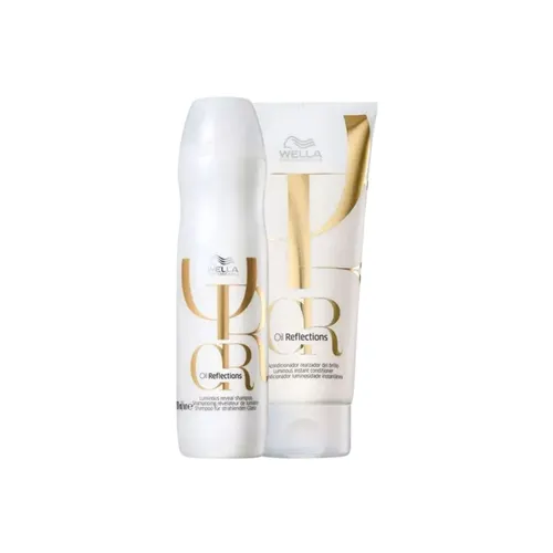 Kit Wella Oil Reflections Shampoo 250 ml + Condicionador 200 ml