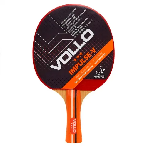Raquete de Tênis Mesa Vollo Impulse V ITTF VT604-5