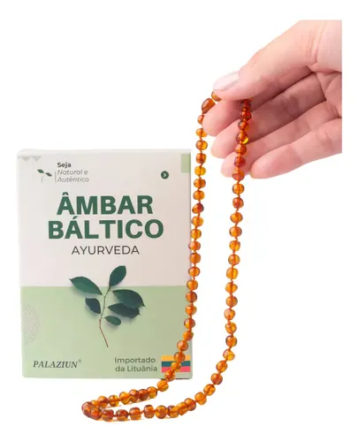 Colar Âmbar para Bebês com Certificado - Infantil