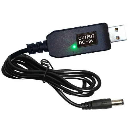 Cabo Usb Conversor Dc Step Up Entrada 5v para 9v Dc-28