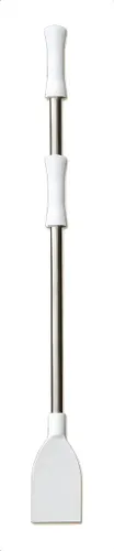 Pá Remo Polietileno Cabo Aço Inox Cozinha Profissional 80cm
