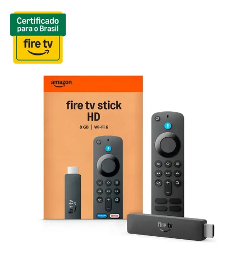 Fire Tv Stick Hd 2a Geração Ger 26 Preto de Voz
