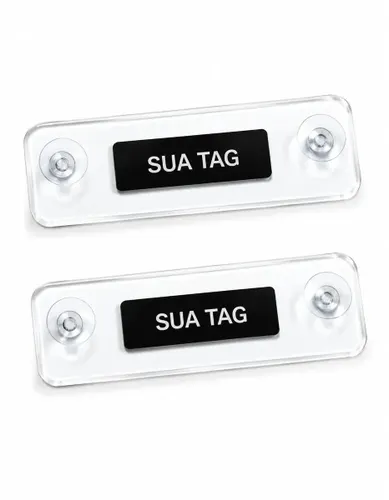 Kit 2 Suportes para Tag Pedágio sem Parar Veicular Carro Para-brisa Porta Tag Automotivo