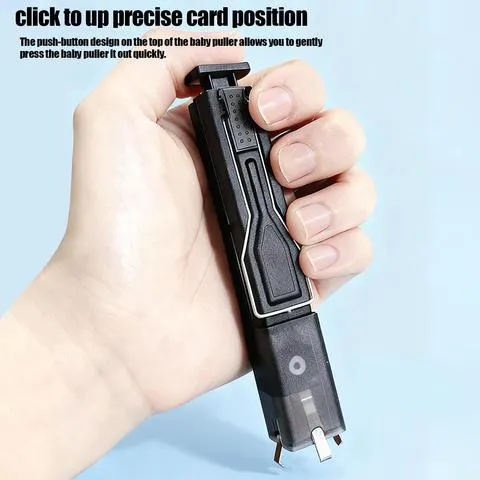 Extrator de Teclas com 4 Garras para Remoção de Teclas e Interruptores de Teclados Mecânicos para Limpeza e Reparo de Teclados