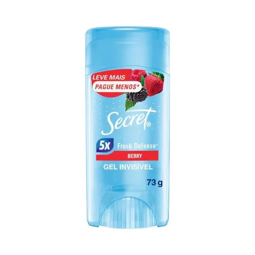 Desodorante Antitranspirante Gel Invisível Secret Berry 48h Feminino 7