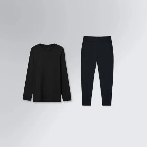 Conjunto Tech T-Shirt Long Sleeve + Calça Hybrid Jogger